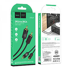 DR Aux Hoco UPA29 dual RCA to dual RCA 1.5m Цвет Черный