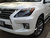 LED фары BLACK Lexus LX 570 2012-2015 лексус лх фара