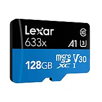 Карта памяти Накопитель Micro SDXC Card LEXAR 633x Class 10 UHS-I U3 128GB