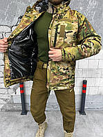 Тактическая мужская куртка мультикам Omni-Heat холофайбер, Военная куртка мультикам воєнторг ua