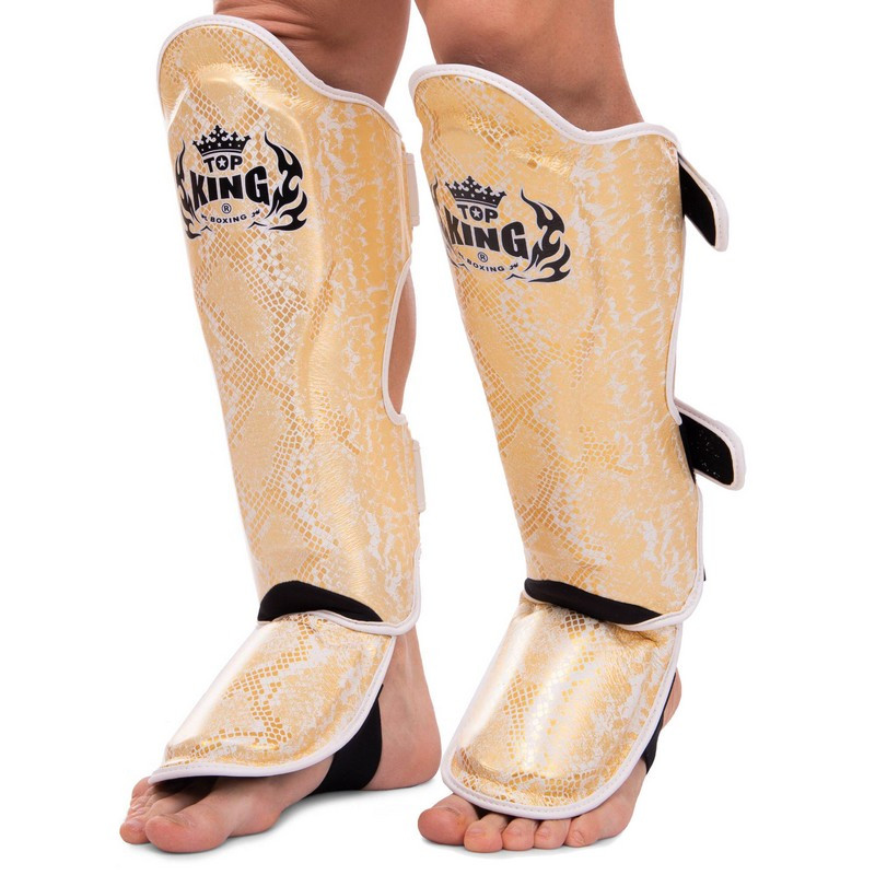 Щитки для захисту гомілки та стопи для єдиноборств TOP KING Super Snake TKSGSS-02 S-XL, фото 1