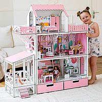 Супер Величезний будинок для ляльок Барбі Лол меблі в подарунок будинок ляльок