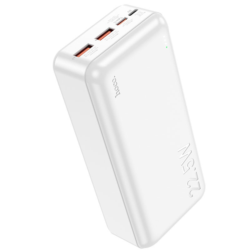 Портативний ЗП Power Bank Hoco J101B Astute PD20W+22.5W 30000 mAh Білий, фото 1