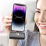 Портативний зарядний пристрій Power Bank Hoco J116 Cool Lightning 5000 mAh, Black, фото 3