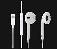 Навушники з мікрофоном Apple EarPods lightning A1748 (MMTN2) Original (з комплекту)