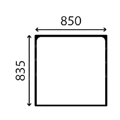 Лобове скло YANMAR 7005758 ( 7005758 / K1050497 )