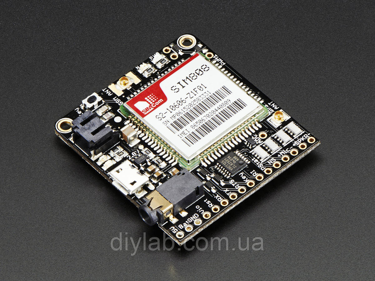 Adafruit FONA 808 - Mini Cellular GSM + GPS Breakout - фото 2 - id-p402652711