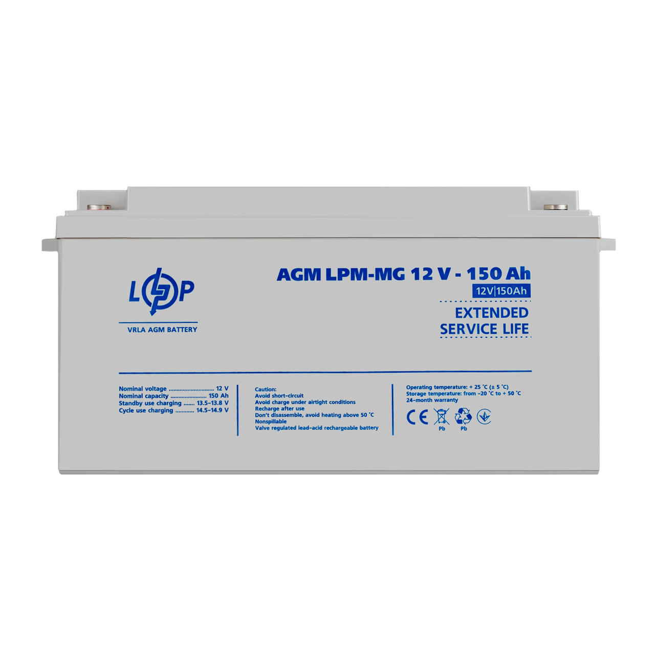 Акумулятор мультигелевий LPM-MG 12V - 150 Ah