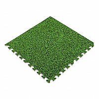 Пол пазл - модульное напольное покрытие 600x600x10мм зеленая трава (МР4) SW-00000153 LIKE