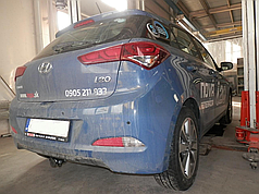 Фаркоп Hyundai I20 2 2014-2020 (Хендай Ай 20) оцинкований Швидкознімний автомат на ручці