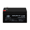 Акумулятор AGM LPM 12V - 1.3 Ah, фото 3