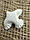 Підвіска "Горлиця біла", полімерна глина, 49х36 мм, фото 3