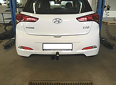 Фаркоп Hyundai I20 2 2014-2020 (Хендай Ай 20) польський, гак на болтах