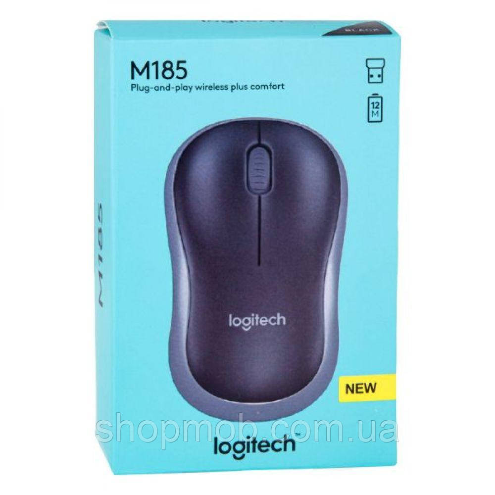 SM  SM Wireless Мышь Logitech M185 мятая упаковка Цвет Черный