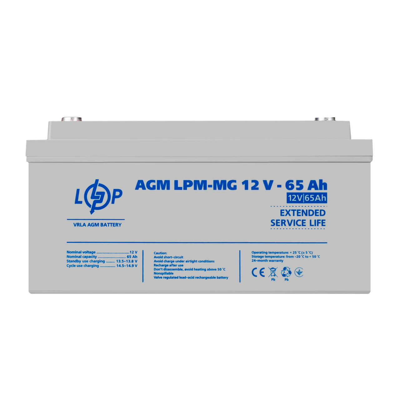 Акумулятор мультигелевий LPM-MG 12V - 65 Ah, фото 1