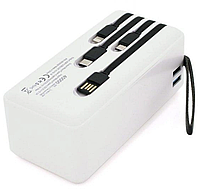Портативная батарея (Power Bank) HEPU HP-210 MultiCable  LCD 40000 mAh белый
