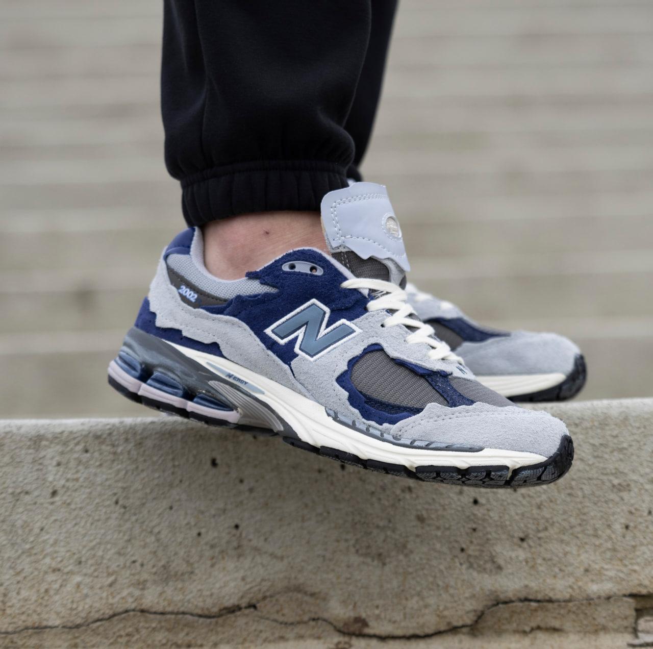Кросівки New Balance 2002R Protection Pack Blue Grey / Нью Беланс 2002р Протекшн Пак Блакитні з Сірим