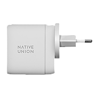 Зарядний пристрій для електроніки Native Union Fast GaN Charger PD 67W Dual USB-C Port Black