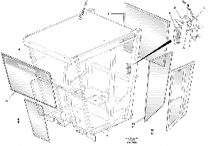 Лобове скло праве  Volvo L60F 12744568