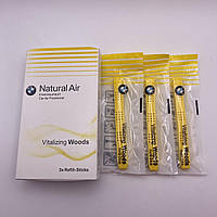 BMW Natural Air Starter-Kit Black ароматизатор салона сменные катритжи "Vitalizing Woods" 3шт