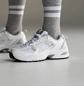 Кросівки New Balance 530 White Silver / Нью Беланс 530 Білі з Сріблястим