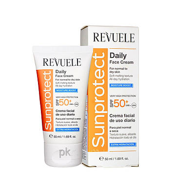 Крем для обличчя Revuele зволожувальний SPF 50+ 50 мл