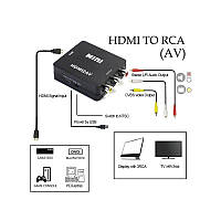 Конвертер HDMI-3RCA