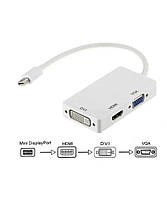 Конвертер Mini DisplayPort на HDMI/DVI/VGA