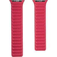 Ремешок для Apple Watch Leather Link Band  38/40mm (S size) (Розовый / Pink)