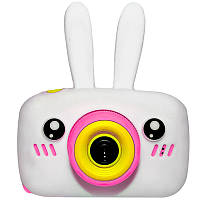 Детский цифровой фотоаппарат с чехлом DL174 (Белый / White)