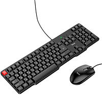 Комплект (клавиатура + мышь) USB Hoco GM16 (черный \ Black)