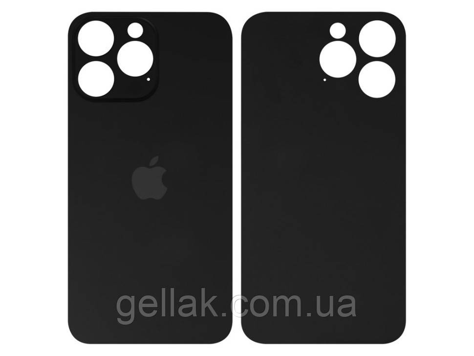 Задня панель корпусу для iPhone 14 Pro, Black (Small Hole)