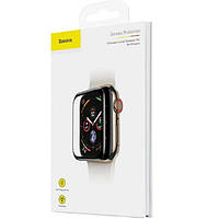 Захисне скло Baseus Curved-Screen Apple Watch 38 mm 3D (Чорний/Black) (SGAPWA4-C01) (0.23mm)
