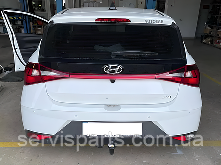 Фаркоп Hyundai I20 BC3 2020- (Хендай Ай 20 3) польський, гак на болтах, фото 1