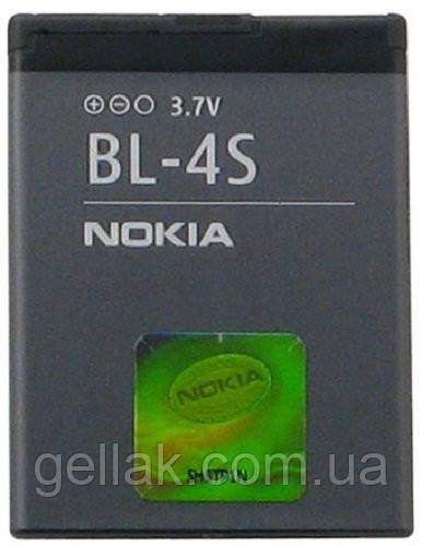 Акумулятор Nokia BL-4S, 2680, 3600, 3710, 7020, 1050 mAh