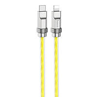Кабель HOCO U113 Solid PD silicone charging data cable iP Gold inc feb