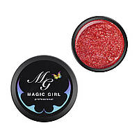 Гель-лак Magic Girl SHINE красный глиттер 5 мл