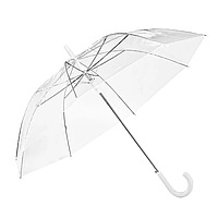 Зонтик тростник прозрачный 8 спиц полуавтомат 100 см Н-030111