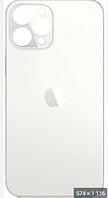 Задняя панель корпуса для iPhone 13 Pro Max, Silver (Big Hole) (Класс C)
