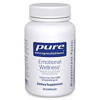 Витамины для эмоционального здоровья Pure Encapsulations (Emotional Wellness) 60 капсул