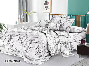 Постільна білизна "мармур" євро розмір, нав-кі 70/70 см