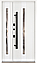 Полуторні вхідні двері з терморозривом та довгою ручкою Queen Антрацит, фото 2