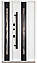 Полуторні вхідні двері з терморозривом та довгою ручкою Queen Антрацит, фото 3