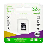 Карта памяти MicroSDHC 32GB UHS-I U3 Class 10 TG (TG-32GBSD10U3-00) IN, код: 2355403