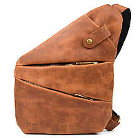 Мужская сумка-слинг через плечо микс канваса и кожи TARWA RBC-6402-3md LIKE