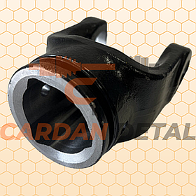 Вилка на трьохгранну (трикутну) трубу під хрестовину 27х70 мм