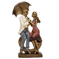 Статуэтка Lefard Влюбленная пара под зонтом 25х10х7 см 12007-252 полистоун