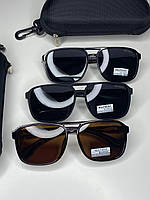 Сонцезахисні окуляри MATRIX Р 1837, POLARIZED, топ якість. чорні окуляри, коричневі окуляри, чорний матовий