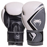 Перчатки боксерские VENUM CONTENDER 2.0 VENUM-03540 размер 12 унции цвет белый-серый lk