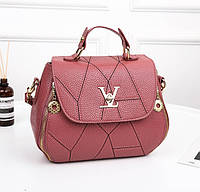 Черная женская сумка стиль Louis Vuitton Розовый LIKE